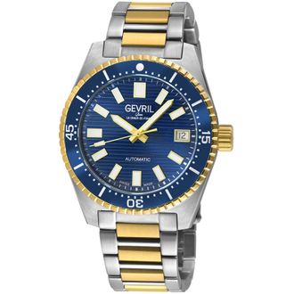 Gevril Group Atlantic Avenue Automatic Blue Dial Mens Watch 47205B