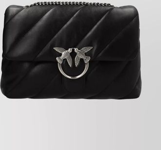 Pinko love bag puff lamb leather shoulder bag