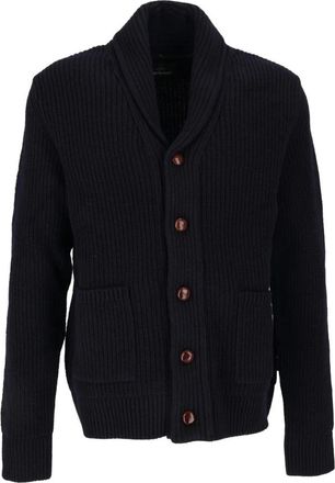 Barbour Hartland Knitted Cardigan - Knitwear - Hombre - Azul - M