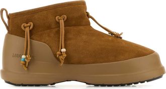 Moon Boot Moon Boot Caramel Suede Luna Low Ankle Boots