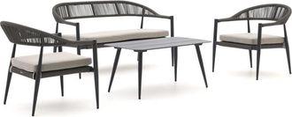 Manifesto Furniture Manifesto Belpasso stoel-bank loungeset 4-delig