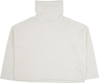Fabiana Filippi Turtleneck Sweater - Dames - Coltruien - Wit - S - Wol - Truien & Vesten
