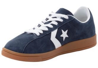 Converse Sneaker CONVERSE CLASSIC TRAINER SUEDE, Damen, Gr. 37,5, weiss (navy, wei&szlig;, gum), Leder, Schuhe Sneaker
