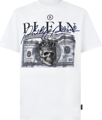 Philipp Plein T-Shirts - Heren - T-shirts - Wit - M - Tops
