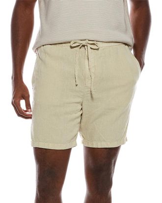 John Varvatos Daryl Linen-Blend Drawstring Short