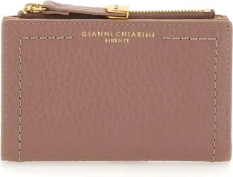 Gianni Chiarini Accessoires, Dames, Roze, ONE Size, Leer, Bubble Wallet