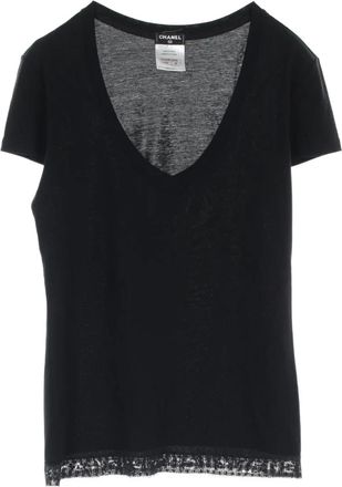 Chanel T-shirt in cotone 1986-1988 - Nero