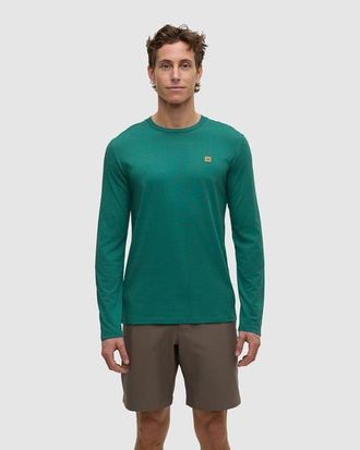 tentree Baker Longsleeve in Tidal Teal Heather at Nordstrom, Size Xx-Large