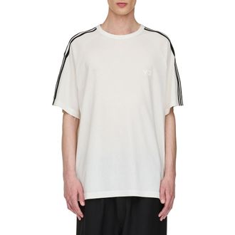 Yohji Yamamoto 3-Stripes T-Shirt in White at Nordstrom Rack, Size X-Large