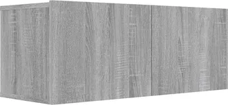 vidaXL Vidaxl - Mueble Para Tv Madera De Ingenier&iacute;a Gris Sonoma 80x30x30 Cm