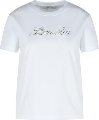 Lanvin White Cotton T-shirt