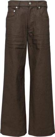 Rick Owens Geth jeans - women - Rubber/Cotton/Elastomultiester/Organic Cotton - 27 - Brown