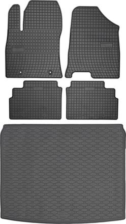 OEM Juego De Alfombrillas De Goma Para Coche Y Alfombrilla Para Maletero Para Hyundai Kona Crossover A Partir De 2023