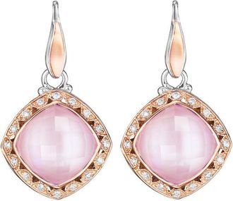 Tacori Tacori Lilac 18K Rose Gold & Silver 9.63 Ct. Tw. Diamond & Quartz Earrings