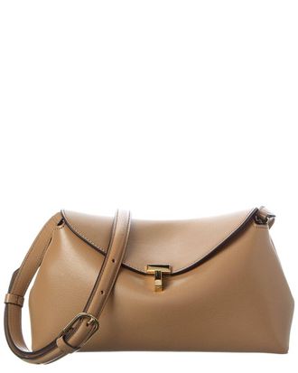 Toteme T-Lock Leather Shoulder Bag