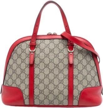 Gucci Pre-owned Handbags, female, Brown, Size: ONE SIZE Pre-owned Satchel