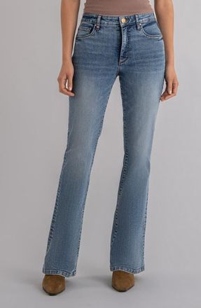 Kut from the Kloth Ana High Waist Flare Leg Jeans in Obtain at Nordstrom, Size 6