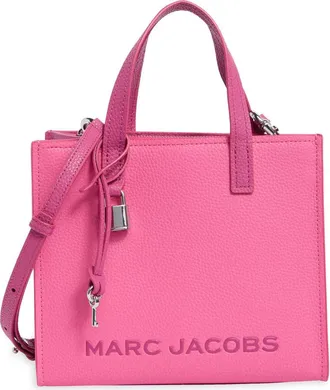 Marc Jacobs Bold Grind Mini Top Handle Satchel in Magenta Multi at Nordstrom Rack