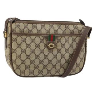 Gucci Pre-owned Cross Body Bags, female, Beige, Size: ONE SIZE Pre-owned Plastic Cross Body Bag