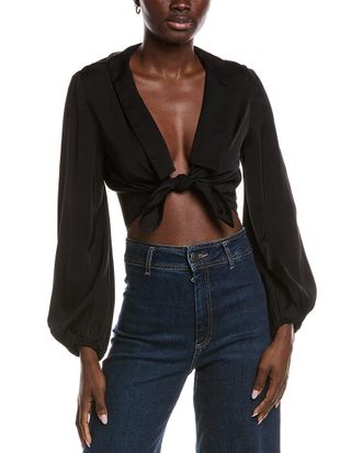 Maje V-Neck Top