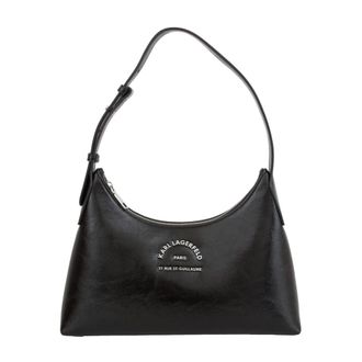 Karl Lagerfeld Shoulder Bags, female, Black, ONE SIZE, rsg metal sp shb crinkle Nero