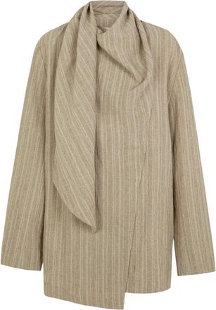 Cortana Lupe Jacket - Dames - Blazers - Groen - L - Linnen - Jassen