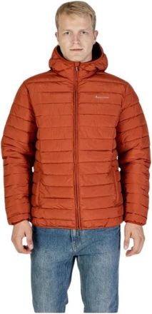 Aquascutum Stijlvolle Cappuccio Bomberjas - Heren - Winterjassen - Rood - 2XL - Polyester - Jassen
