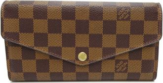Louis Vuitton Damier Brown Damier Canvas Galle Coin Purse/Coin Case (Pre-Owned)