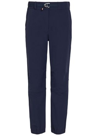 Moncler Logo-appliqu&eacute;d Stretch-polyamide Trousers - Blue - XS (UK 8 / XS)
