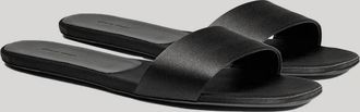 Loulou Studio Womens Stella Satin Slide Sandal In Black