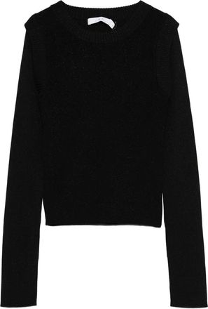 Iro crew neck sweater - Black