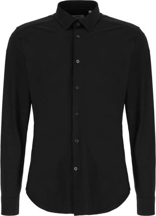 Corneliani Camicia con bottoni - Nero
