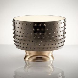Lunares Djembe High Round Bowl in Bronze at Nordstrom
