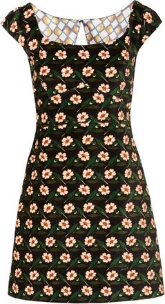 La DoubleJ Mini Arabesque Jurk - Dames - Korte kleedjes - Zwart - XS - Kleedjes
