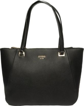 Guess Calebra Tote - Dames - Shoppers - Zwart - ONE Size - Leer - Tassen