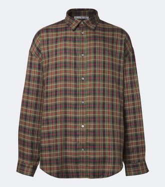 Acne Studios Camicia in flanella a quadri