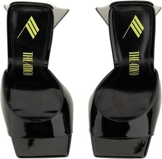 The Attico Slipper & Pantoletten - Mule Devon - Gr. 36 (EU) - in Schwarz - f&uuml;r Damen