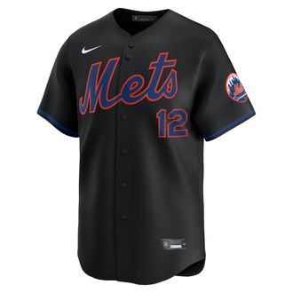 Nike Francisco Lindor New York Mets Nike Mens Dri-FIT ADV MLB Limited Jersey in Black | LM25NMA1NM9-8U0