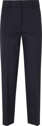 Seventy Blue Straight-Leg Tailored Virgin Wool-Blend Formal Pants