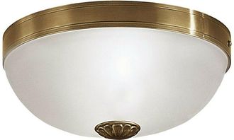 Eglo Imperial - 2 Light Traditional Flush Ceiling Light Bronzed, E27 - Eglo