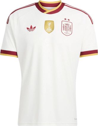 adidas Spain26 Away Winners Jersey Asia Sizing Off White KF4413