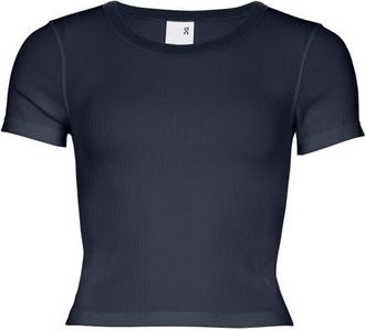 On All Day Rib T-Shirt in Midnight at Nordstrom, Size X-Small