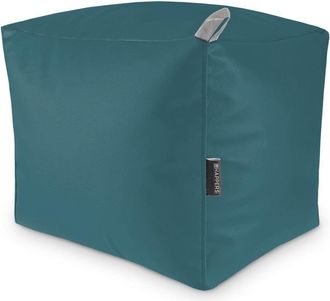 Happers Puff Cuadrado Polipiel Indoor Glaciar Happers Glaciar