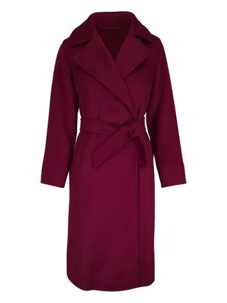 Max Mara Manuela notched-lapel coat - Red