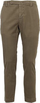 Entre Amis Korte Raso Jas - Heren - Slim Fit Broeken - Bruin - W34 - Broeken