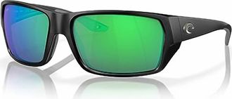 Costa Unisex - Tailfin Sunglasses In Matte Black Green Mirror 580P (60)