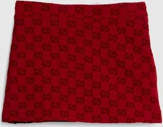Gucci Kids - GG Neoprene Mini Skirt, Red, Ready-to-wear