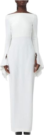 Solace London Donna, Abiti, Beige, L, new