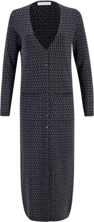 Valentino Garavani Dames, Jurken, Veelkleurig, Maat: XL Wol