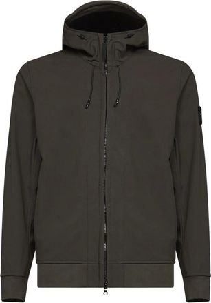 Stone Island Q100004 Soft Shell-R Jacket - - Sweatshirts & Hoodies - Uomo - Grigio - S